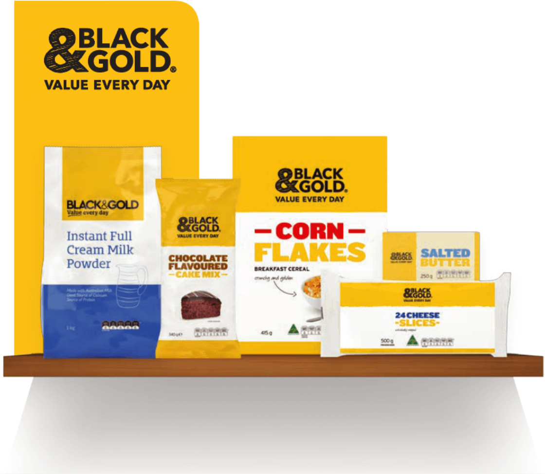 Black & Gold Products